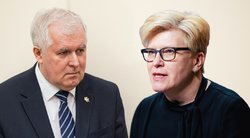 Arvydas Anušauskas ir Ingrida Šimonytė  BNS Foto
