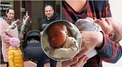 Kaunietė Justina pagimdė šių metų rekordininką: sūnus svėrė 5,4 kg (tv3.lt fotomontažas)