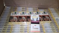 Iš Baltarusijos atvykusiame vilkike rasta 466 tūkst. eurų vertės cigarečių kontrabanda (nuotr. bendrovės)