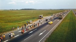Baltijos kelias (dokumentiniame filme panaudotos Gedimino Zdančiaus nuotraukos.) (nuotr. Organizatorių)