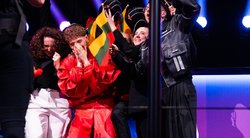 „Eurovizijos“ pirmojo pusfinalio dalyvių emocijos (Corinne Cumming/EBU nuotr.)  