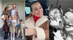 Laura Mazalienė su vyru Šarūnu ir vaikais  (nuotr. Instagram)