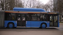 Biodujomis varomas autobusas Klaipėdoje  