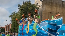 Klaipėdos gatves užliejo didžioji Jūros šventės eisena (nuotr. Organizatorių)