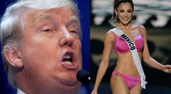 D. Trumpas ir Mis Meksika (nuotr. tv3.lt fotomontažas)  