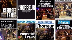 Prancūzijos spaudos reakcija (nuotr. Twitter)