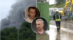 Vilniečiai pasakoja apie „Ecoservice“ gaisrą: „Pradėjo šaudyt, sproginėt kažkas“ (tv3.lt koliažas)