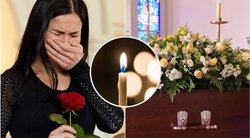Verkianti moteris, laidotuvės, žvakė, karstas, mirtis, laidojimas (nuotr. 123rf.com)