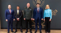 Estijos, Latvijos, Lenkijos, Lietuvos bei Suomijos muitinių vadovai pasirašė susitarimą dėl vienodų kontrolės priemonių taikymo.ELTA / Julius Kalinskas  