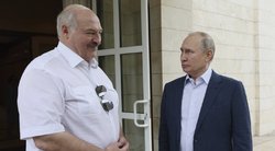 Aliaksandras Lukašenkas ir Vladimiras Putinas (nuotr. SCANPIX)