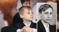 „Kaip iš akies luptas“: internete pasklido Putino sūnaus nuotrauka (nuotr. Gamintojo)