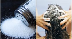 Į šampūną įberkite druskos (nuotr. 123rf.com)