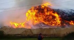 Milžiniškas gaisras Radviliškyje (nuotr. facebook.com)