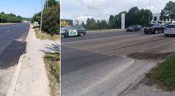Darbai prieš ir po NATO: Vilniuje asfaltą paklojo, o paskui jis dingo (nuotr. Made in Vilnius)  