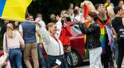 „Baltic Pride 2022“ eitynės Vilniuje (Paulius Peleckis/BNS).  