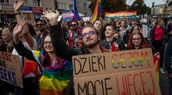 LGBT eitynės Lenkijoje (nuotr. SCANPIX)