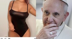 popiežiaus Pranciškaus „Instagram“ paskyra  (nuotr. SCANPIX) tv3.lt fotomontažas