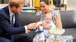 Princas Harry ir Meghan Markle su sūnumi (nuotr. Vida Press)