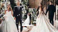 Italijoje susituokusi Vaida pasidalijo išskirtiniais vestuvių kadrais: atskleidė naują pavardę (nuotr. Nerijus ir Gintarė)  