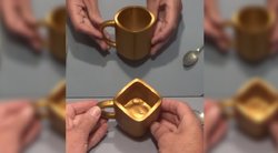 Neeilinis ilgapirščių taikinys: pavogė 65 tūkst. dolerių vertės auksinį arbatos puodelį (asoc. nuotr.)