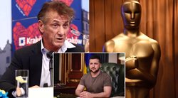 Seanas Pennas iškėlė ultimatumą „Oskarams“: reikalauja leisti kalbėti Zelenskiui (nuotr. SCANPIX)