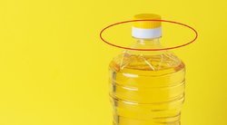 Atskleidė, kam skirtas plastikinis žiedas ant aliejaus butelio: nustebo šimtai (nuotr. 123rf.com)
