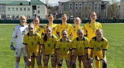 Lietuvos merginų U19 rinktinė (nuotr. LFF.lt)