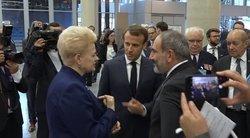 D. Grybauskaitės suspindo NATO susitikime: padėkojo ir susižavėjęs Prancūzijos prezidentas (nuotr. YouTube)