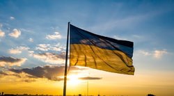 Ukrainos vėliava (nuotr. Shutterstock.com)