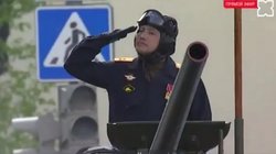 A. Omurbekovas parade (nuotr. YouTube)