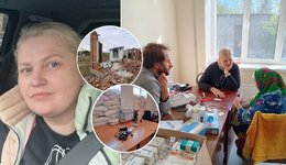 Nėra gydytojo, nėra odontologų, sugriauti namai: štai ką išvydo padėti į Ukrainą išvykusi medikė  (nuotr. asmeninio albumo („Facebook“)