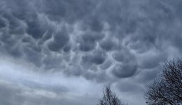 Mammatus debesys / Rasos Bulikienės nuotr. (nuotr. iš „Facebook“ grupės „Orų entuziastai“)