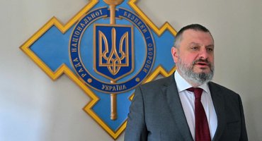  Ukrainos saugumo tarybos vadovas Oleksandras Lytvynenka (nuotr. SCANPIX)
