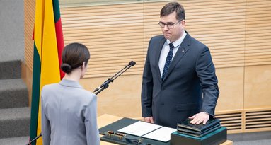 L. Kasčiūno politinėje komandoje liks viceministrai Ž. Tomkus ir R. Pleškys (nuotr. Elta)