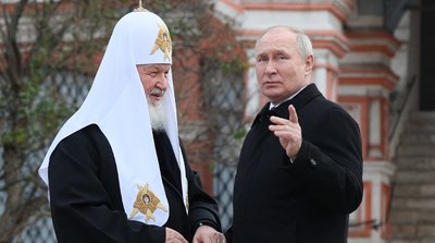Patriarchas Kirilas ir Vladimiras Putinas (nuotr. SCANPIX)