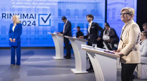 Kandidatų į prezidentus debatai BNS Foto