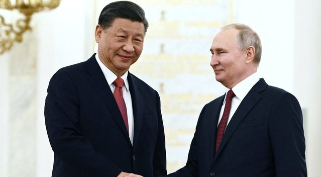 Xi Jinpingas ir V. Putinas (nuotr. SCANPIX)