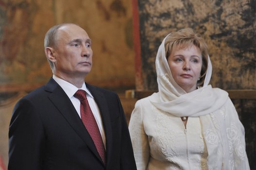 Vladimiras Putinas ir buvusi žmona Liudmila  