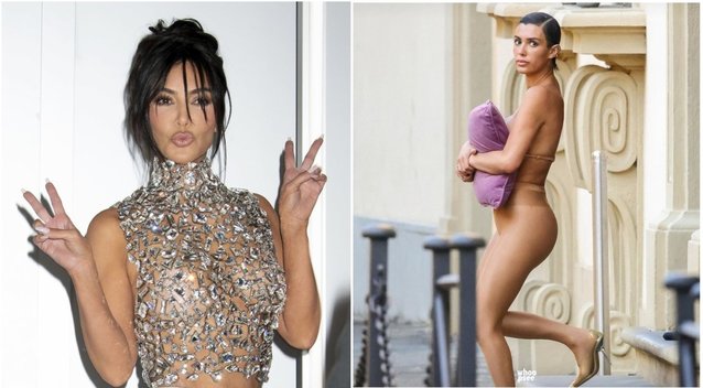 Kim Kardashian ir Bianca Censori  