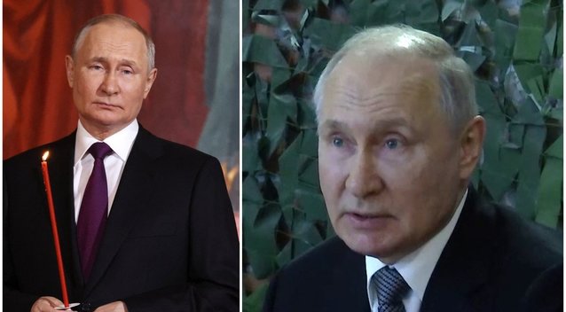 Pasikeitęs Putino veidas užminė mįslę: paaiškino, kas jam nutiko (tv3.lt fotomontažas)