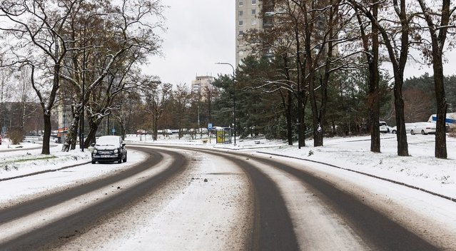Žiema Vilniaus gatvėse (Žygimantas Gedvila/ BNS nuotr.)