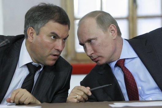 V. Volodinas ir V. Putinas (nuotr. SCANPIX)