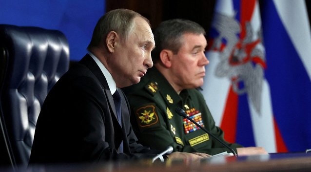 V. Putinas ir V. Gerasimovas (nuotr. SCANPIX)