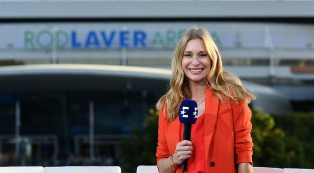 „Eurosport“ ekspertė Barbara Schett (nuotr. Organizatorių)