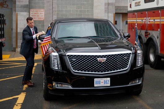Donaldo Trumpo tvirtovė: „Cadillac One“ limuzinas