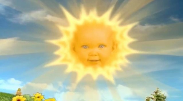 Prisimenate saulę iš „Teletabių“? Nustebsite, kaip ji atrodo dabar (nuotr. YouTube)