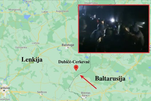 Lenkija: 150 agresyvių migrantų bandė kirsti sieną (nuotr. Gamintojo)