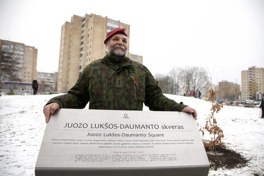 Sostinėje nustatyti tiksli vieta, kur gyveno partizanas J. Lukša-Daumantas (nuotr. Sauliaus Žiūros)
