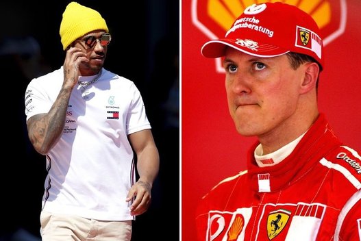 Lewisas Hamiltonas ir Michaelis Schumacheris (tv3.lt fotomontažas)