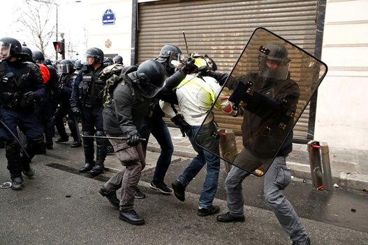 Protestai Prancūzijoje (nuotr. SCANPIX)